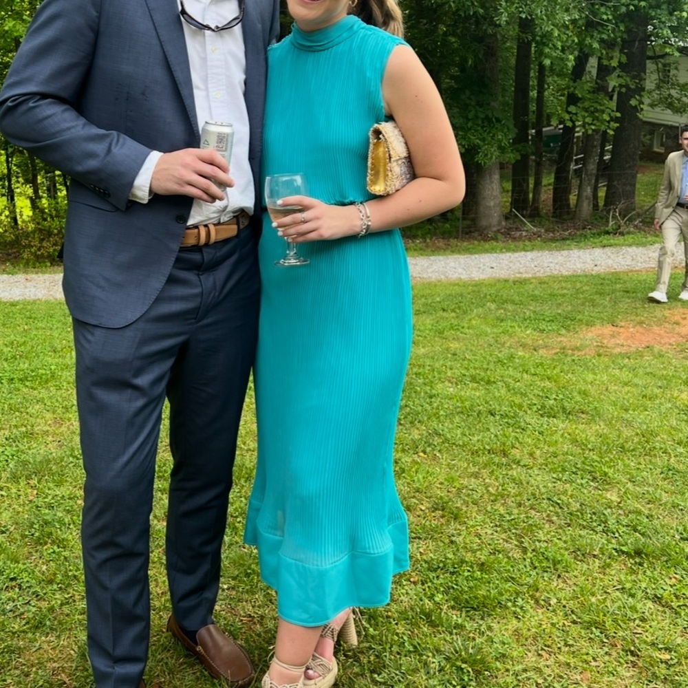 Teal Sleeveless Dress